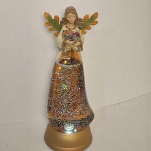 Angel‎ Illuminated  Glitter Globe fruit basket